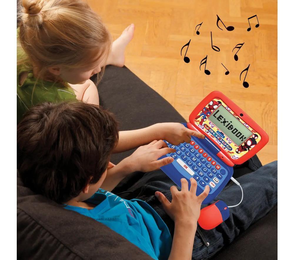 LEXIBOOK Bilingual French & English Educational Laptop - Spider-Man image number 3 of 6