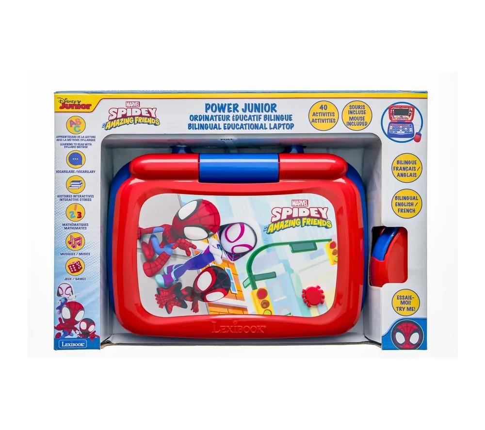 LEXIBOOK Bilingual French & English Educational Laptop - Spider-Man image number 4 of 6