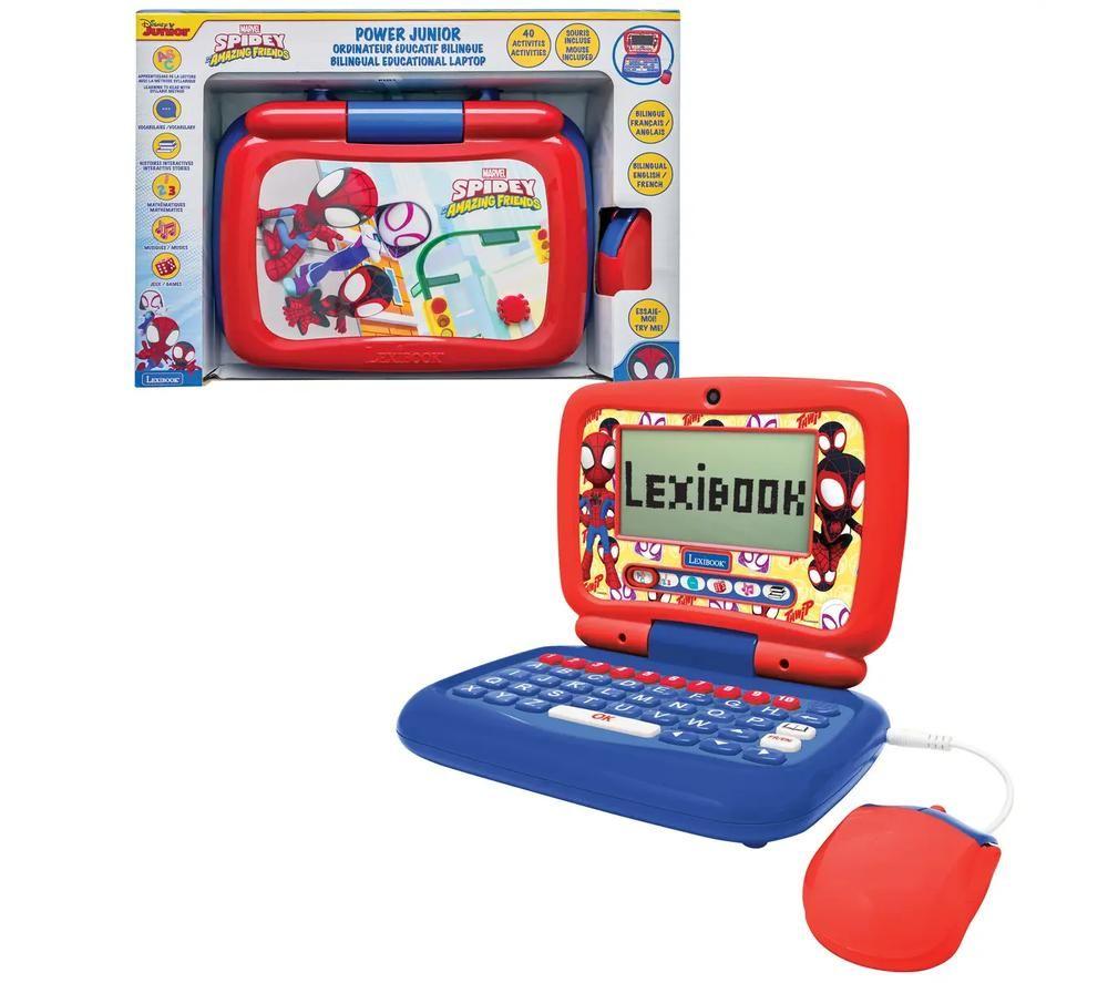 LEXIBOOK Bilingual French & English Educational Laptop - Spider-Man image number 6 of 6
