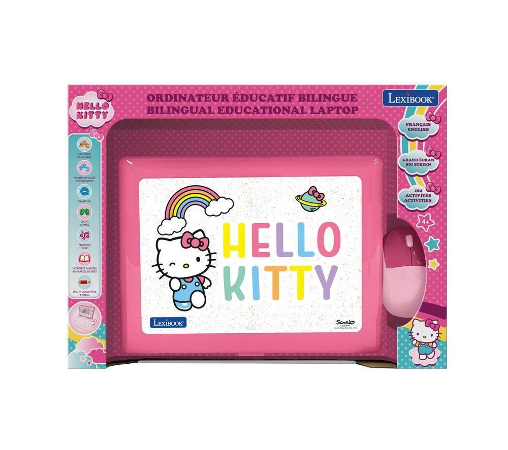 LEXIBOOK Bilingual French & English Educational Laptop - Hello Kitty image number 2 of 4