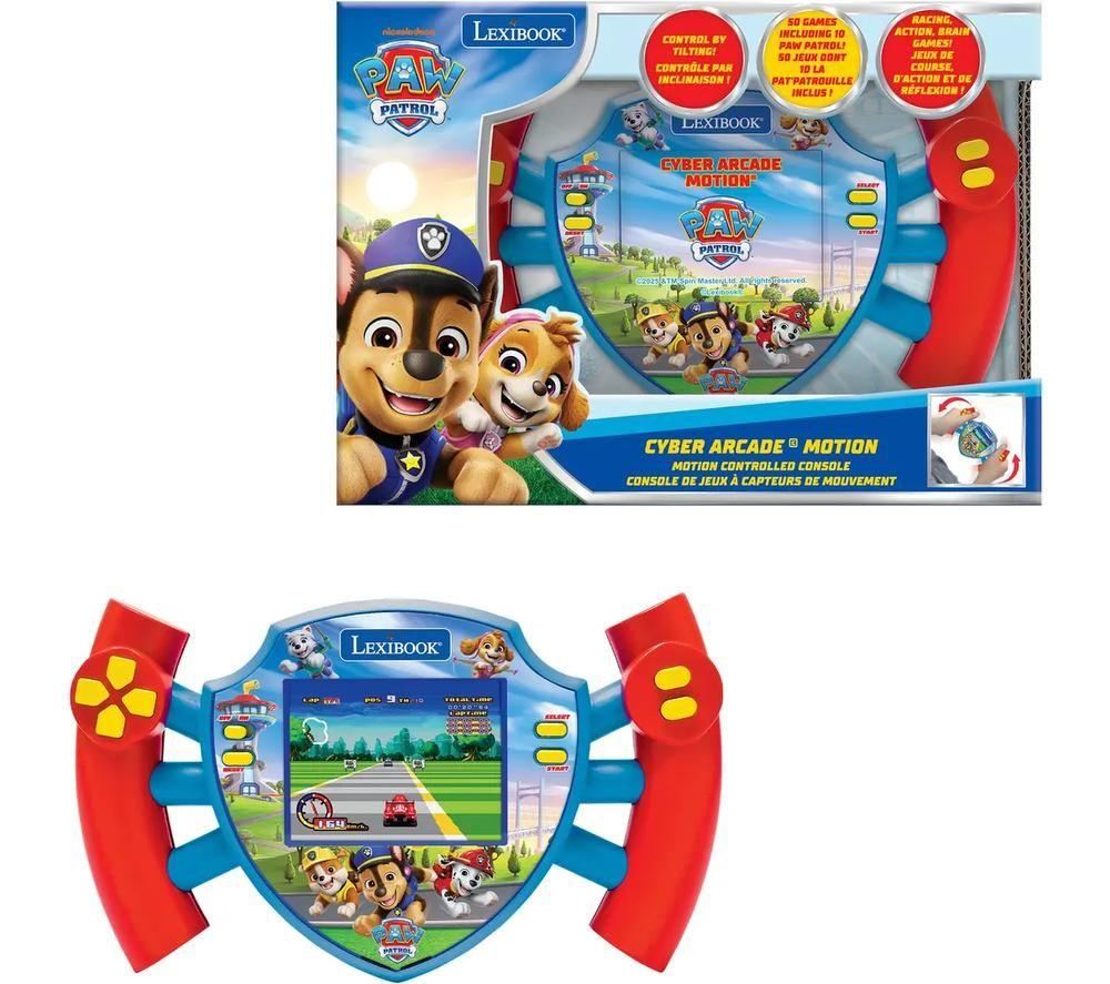 LEXIBOOK Cyber Arcade Handheld Motion Gaming Console - Paw Patrol image number 4 of 4