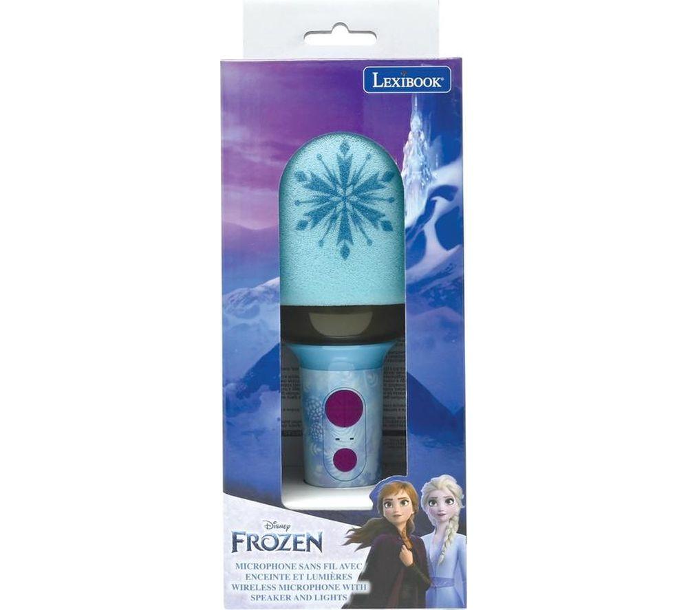 LEXIBOOK Disney Frozen Bluetooth Kids Karaoke Microphone - Blue image number 4 of 5