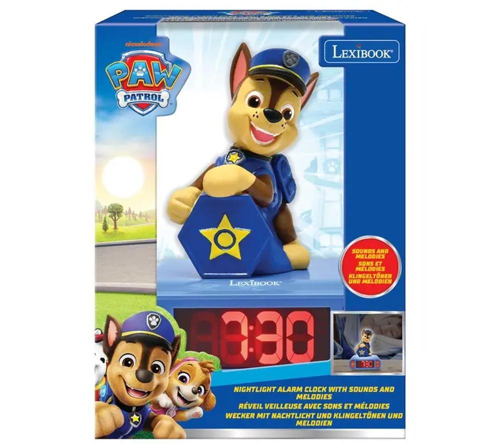 LEXIBOOK Nightlight Alarm Clock - 3D Paw Patrol image number 3 of 3