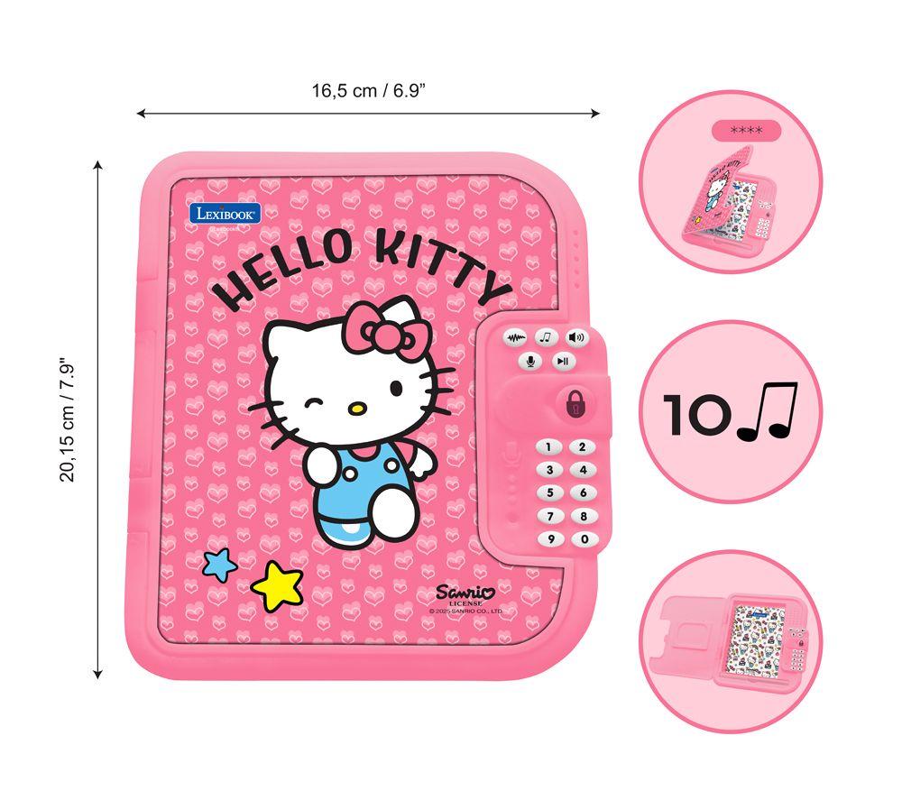LEXIBOOK Electronic Secret Diary - Hello Kitty Secret Safe image number 3 of 7