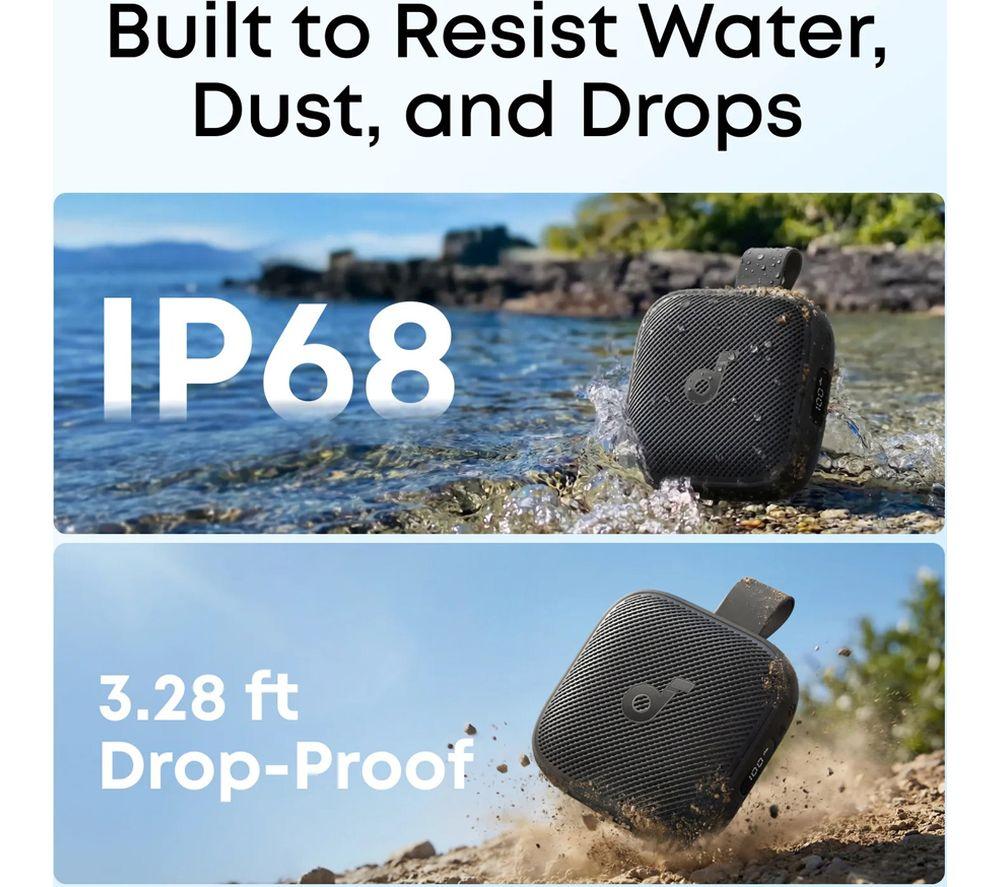 SOUNDCORE Boom Go 3i Portable Bluetooth Speaker - Black image number 4 of 7