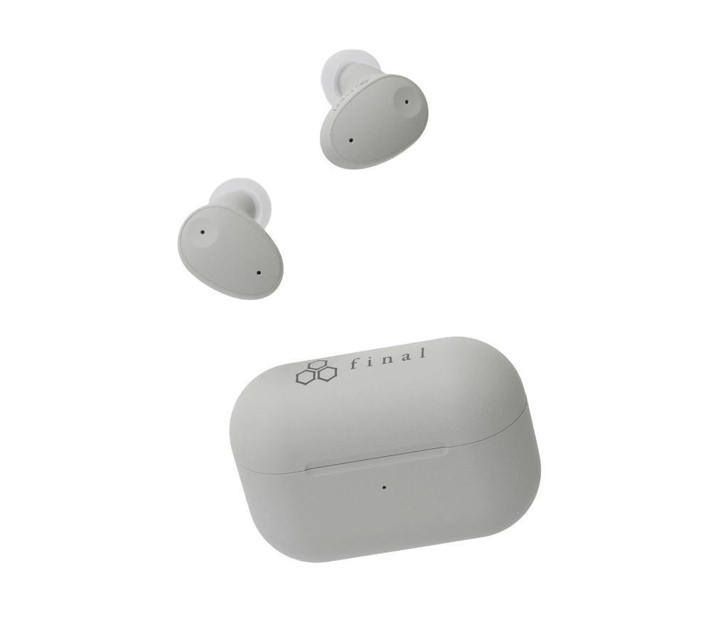 FINAL AUDIO ZE300 Wireless Bluetooth Noise-Cancelling Earbuds - Greige image number 6 of 7