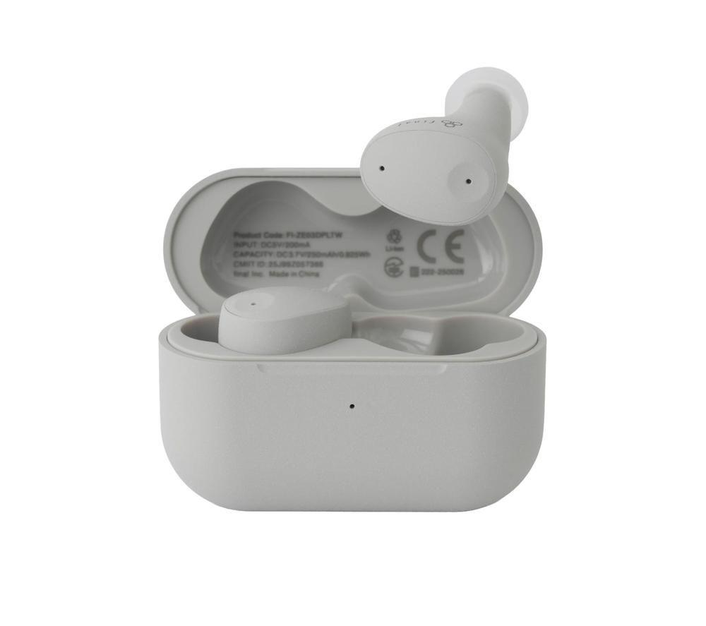 FINAL AUDIO ZE300 Wireless Bluetooth Noise-Cancelling Earbuds - Greige image number 7 of 7