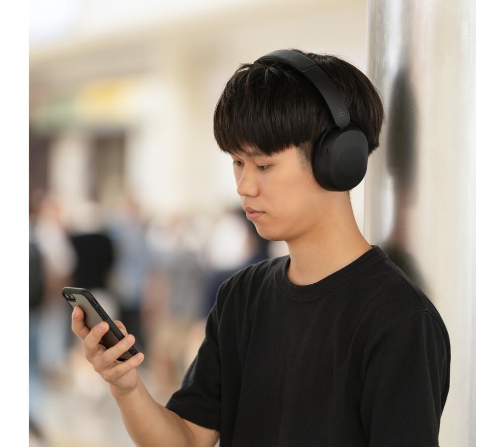 FINAL AUDIO UX1000 Wireless Bluetooth Noise-Cancelling Headphones - Black image number 4 of 9