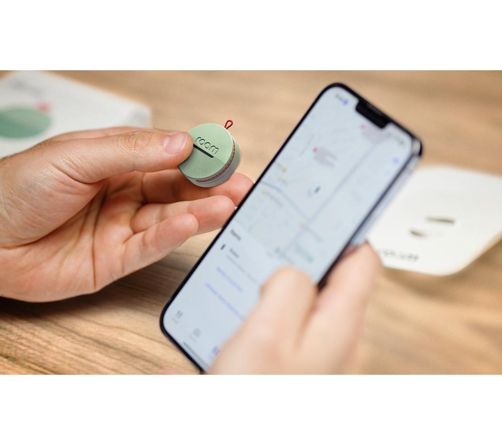 ROAM RO-S-GRN-4 Bluetooth Tags - Pack of 4, Green image number 3 of 4