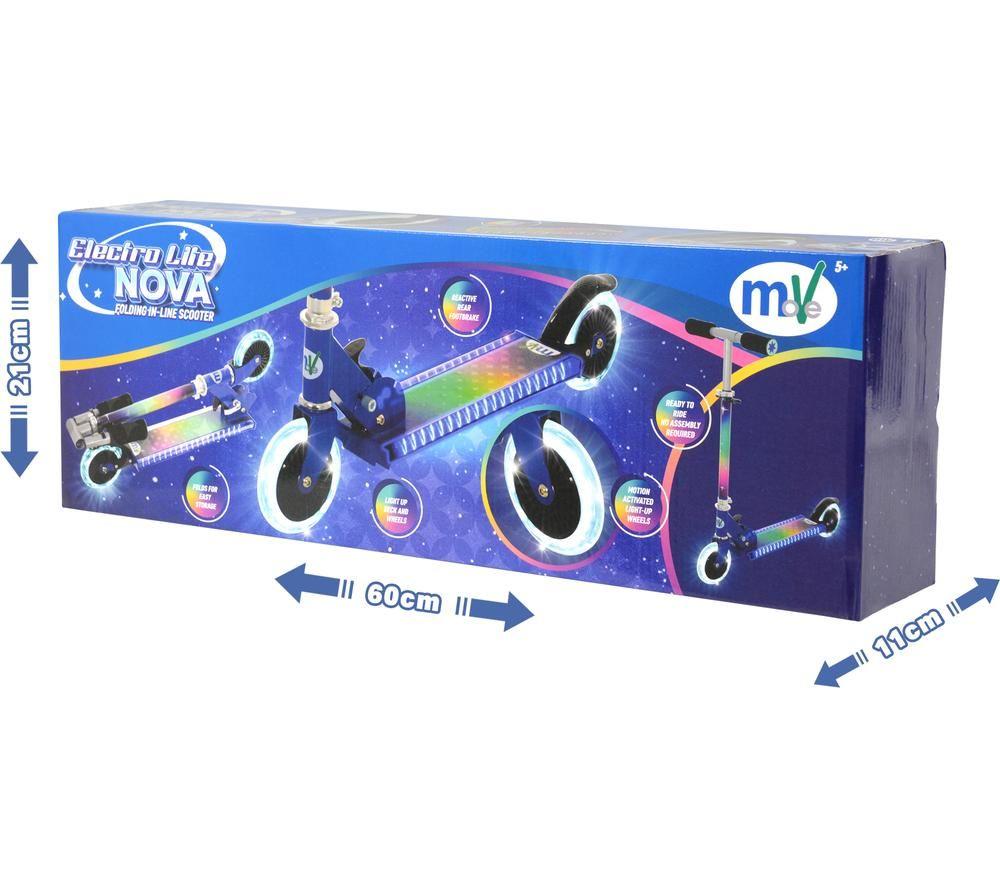 MOVE Electro Lite Nova Electric Folding Kids&rsquo; Scooter - Blue & Purple image number 8 of 11