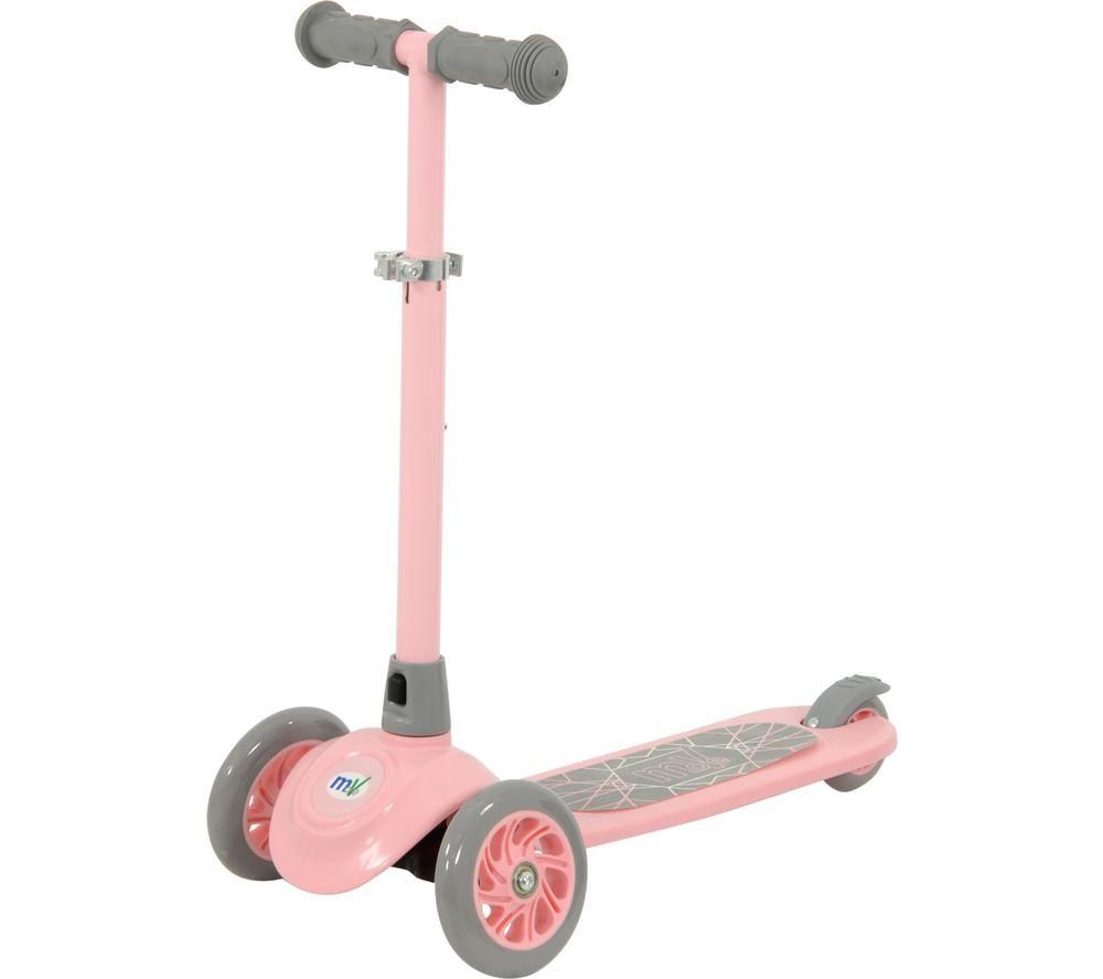 Move 3-Wheel Kids Kick Scooter - Pink & Grey, Blue,Silver/Grey
