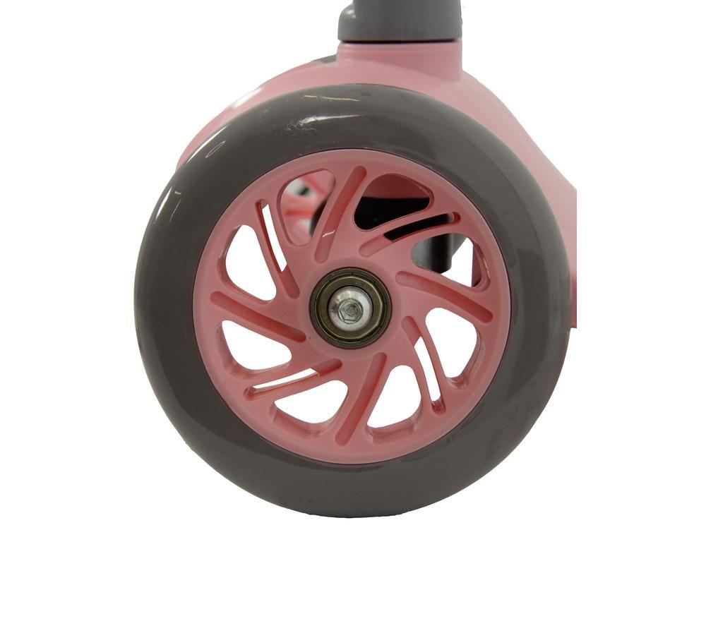 MOVE 3-Wheel Kids Kick Scooter - Pink & Grey image number 2 of 5