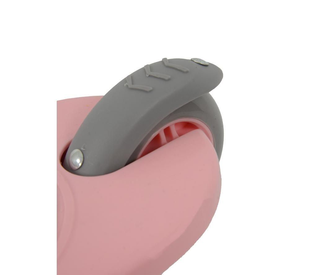 MOVE 3-Wheel Kids Kick Scooter - Pink & Grey image number 4 of 5