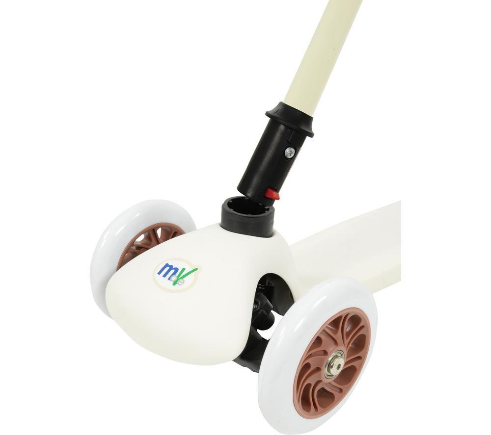MOVE Mini Go Tilt 3-Wheel Kids Kick Scooter - Brown & White image number 3 of 6