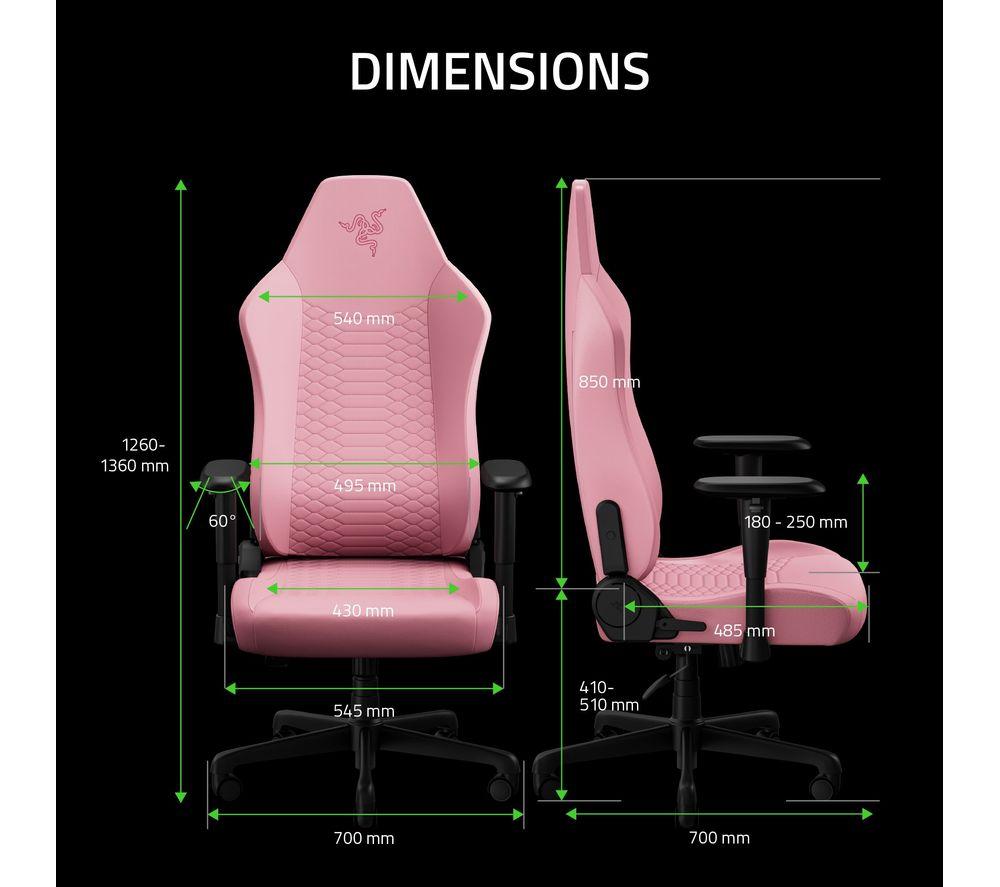 RAZER Iskur V2 X NewGen Gaming Chair - Quartz image number 8 of 10