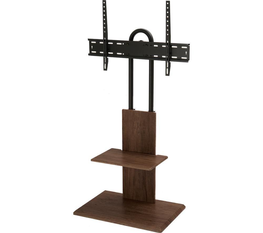 Ttap Fs2-Wal 600 Mm Tv Stand With Bracket For Up To 65" Tvs - Brown & Black, Black,Brown