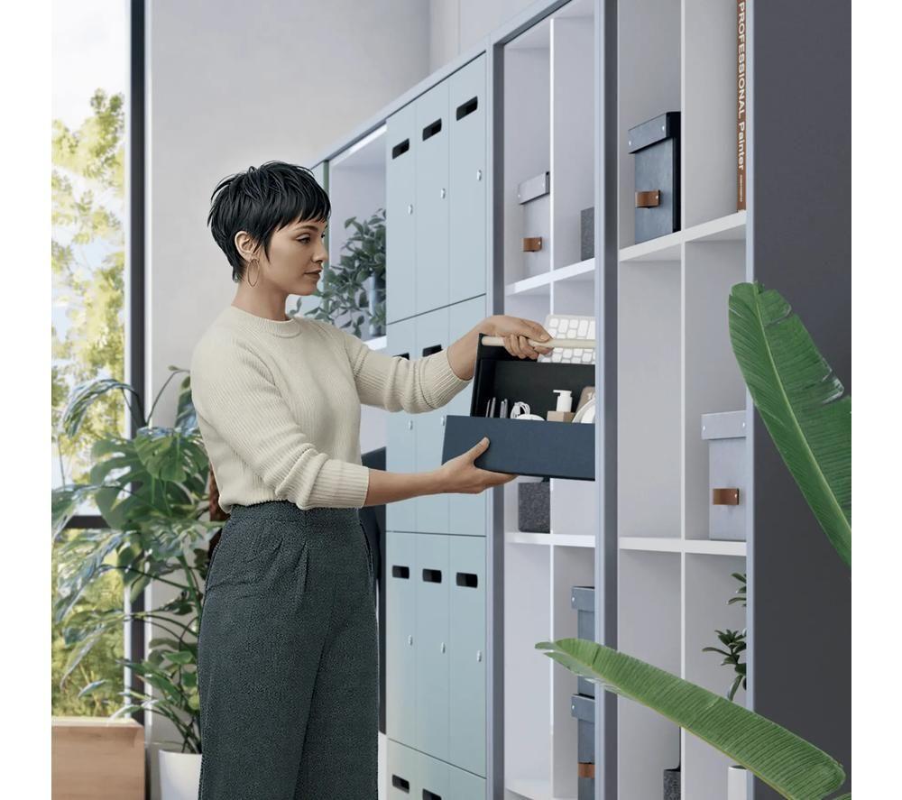 LEITZ Portable Desk Organiser with Handle - Dark Grey image number 4 of 11