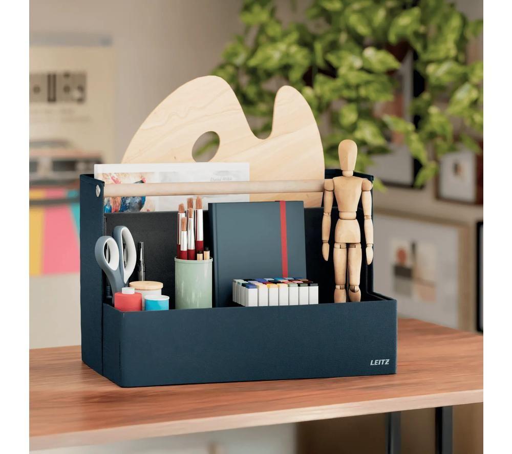 LEITZ Portable Desk Organiser with Handle - Dark Grey image number 5 of 11