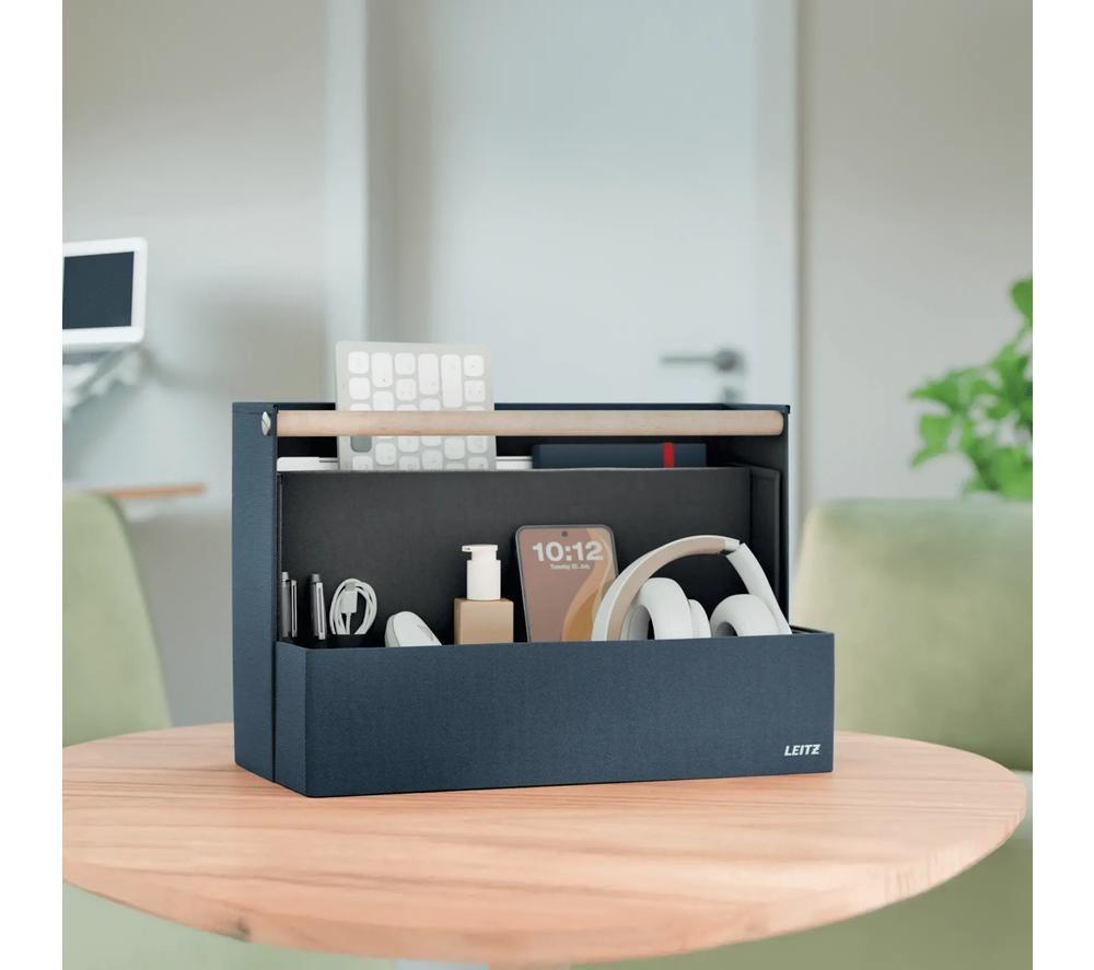 LEITZ Portable Desk Organiser with Handle - Dark Grey image number 6 of 11