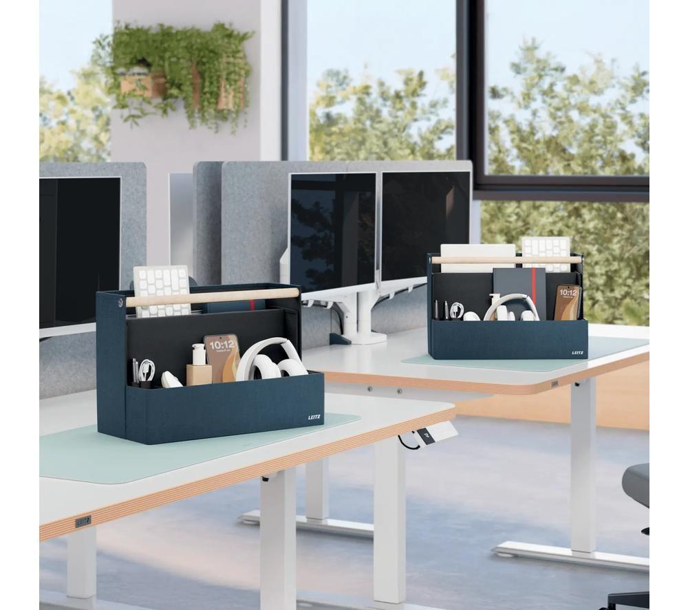 LEITZ Portable Desk Organiser with Handle - Dark Grey image number 7 of 11