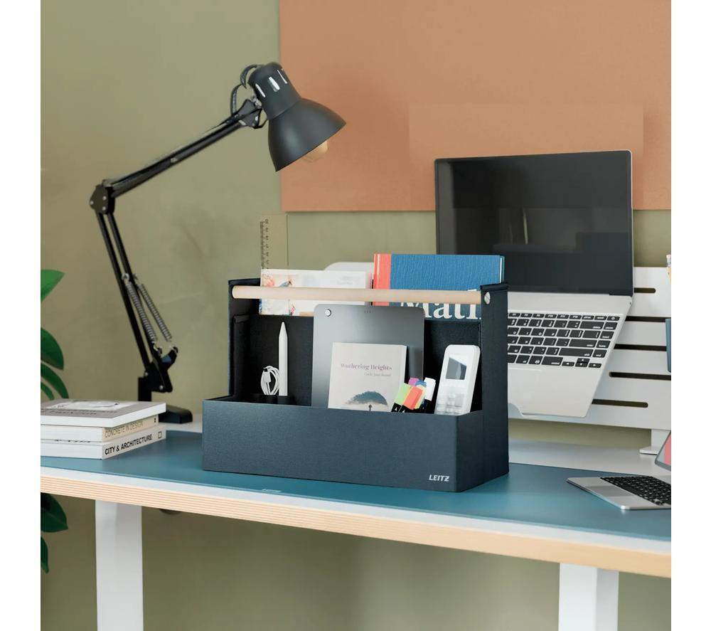 LEITZ Portable Desk Organiser with Handle - Dark Grey image number 8 of 11
