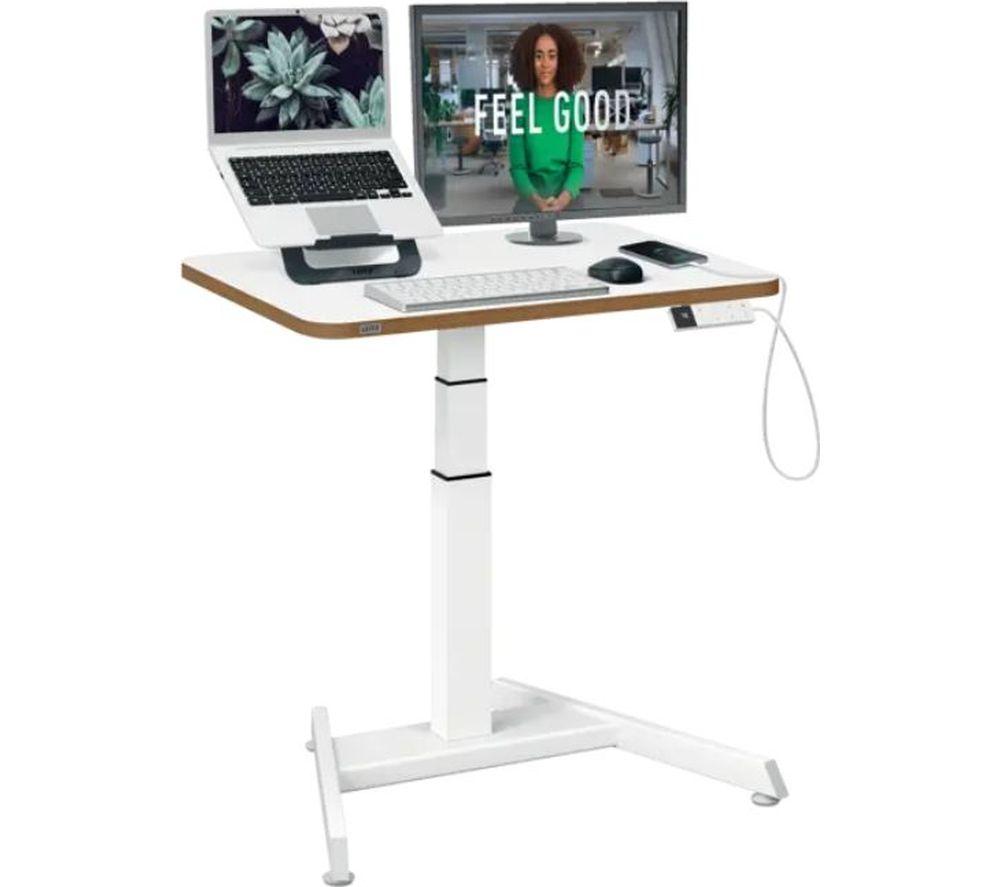 LEITZ Ergo Compact Electric Sit-Standing Desk - White