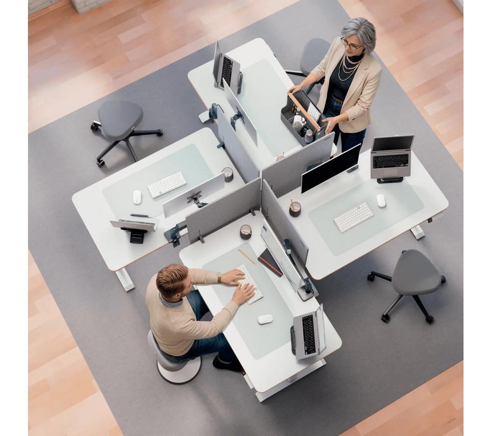 LEITZ Ergo Compact Electric Sit-Standing Desk - White image number 6 of 7