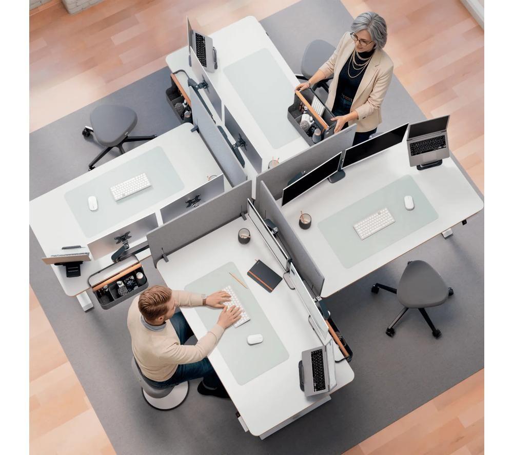 LEITZ Ergo Electric Sit-Standing Desk - White image number 6 of 7