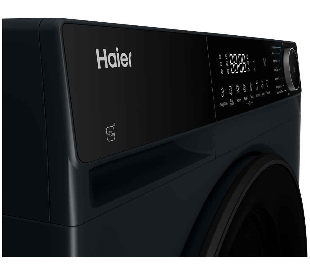 HAIER X5 Plus HW9BP14357AEBTUK WiFi-enabled 9 kg 1400 Spin Washing Machine - Black Steel image number 3 of 8