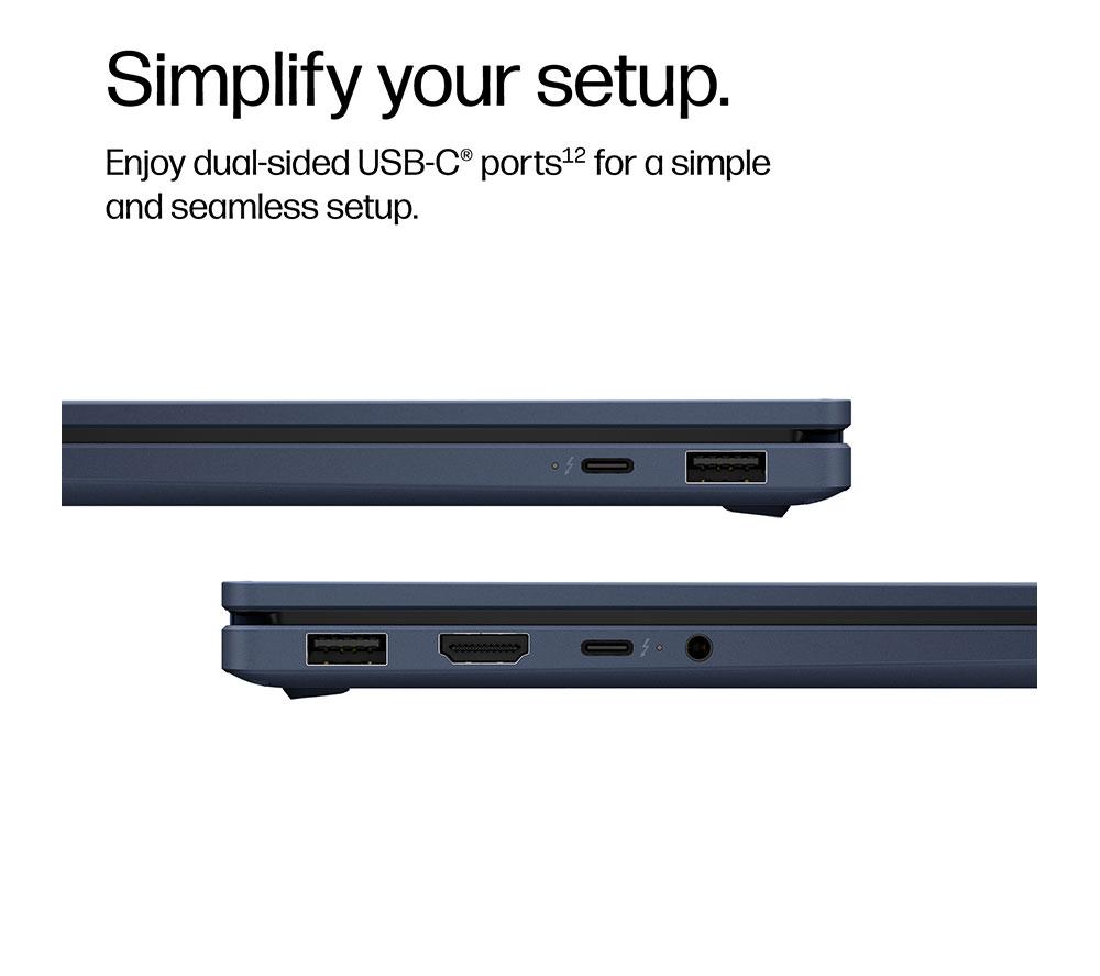 HP OmniBook X Flip 14" 2 in 1 Laptop - Intel&reg; Core&trade; Ultra 5, 512 GB SSD, Blue image number 11 of 23