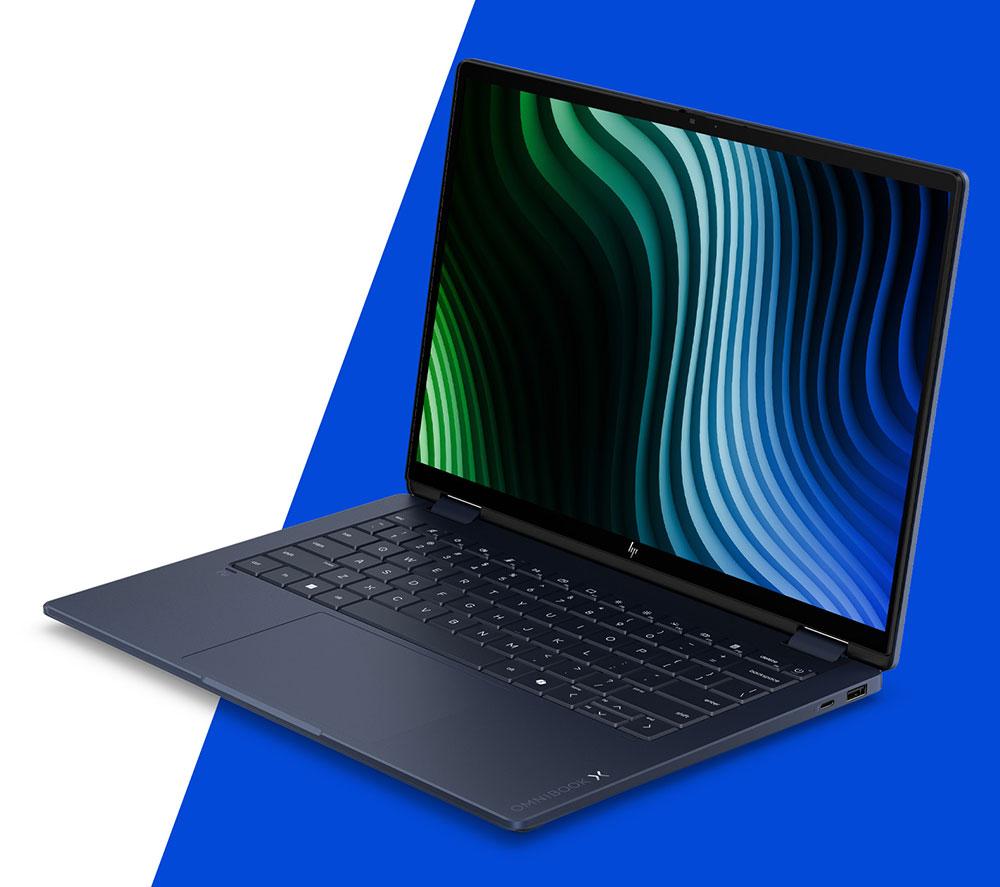 HP OmniBook X Flip 14" 2 in 1 Laptop - Intel&reg; Core&trade; Ultra 5, 512 GB SSD, Blue image number 14 of 23