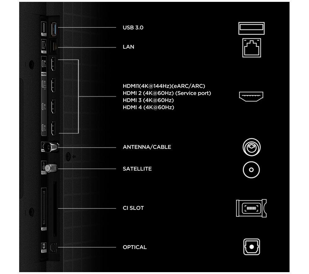 TCL C7L 85" SQD-Mini LED 4K HDR Smart Google TV - 85C7L-UK image number 4 of 6