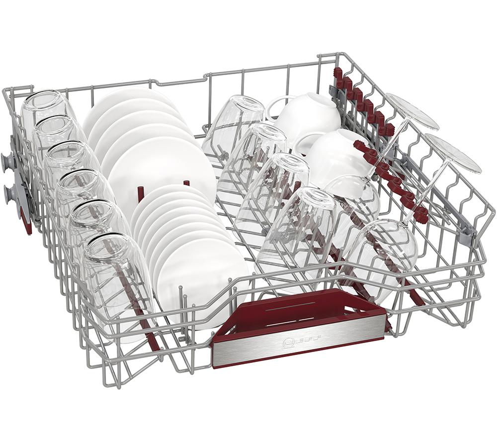 NEFF N70 S197ZCX08G Full-size Fully Integrated WiFi-enabled Dishwasher image number 10 of 15