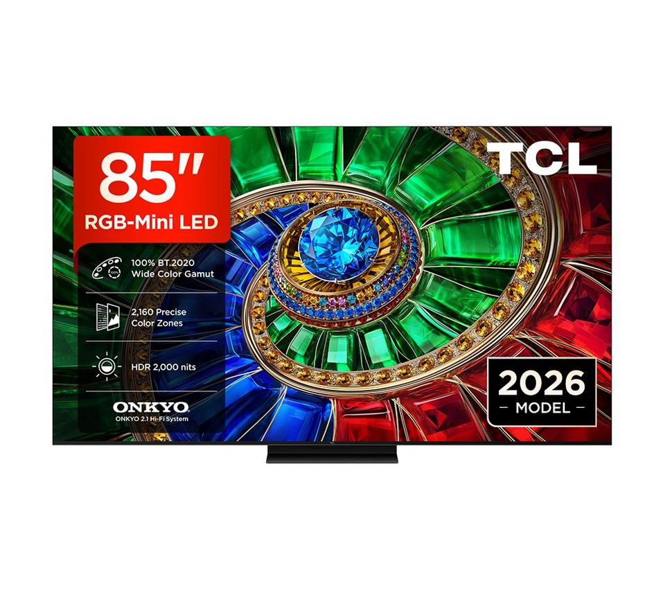 TCL RM7L 85" RGB-Mini LED 4K HDR Smart Google TV - 85RM7L-UK