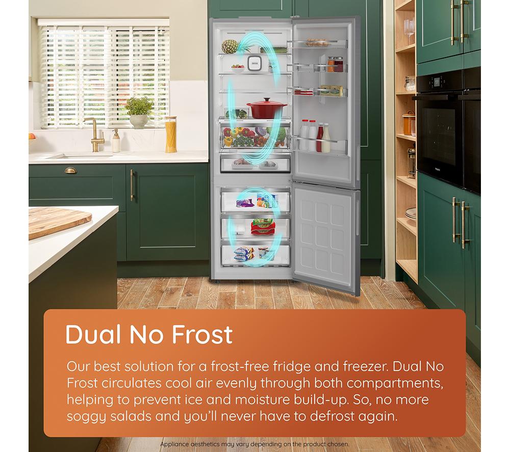 HOTPOINT VitalCare HPK 26413 XR6UKE 70/30 Fridge Freezer - Black Steel image number 9 of 16