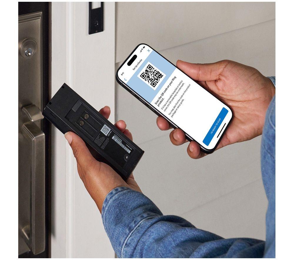 RING Battery Retinal 2K Video Doorbell Plus (Newest Gen) & Chime - Nickel Silver image number 4 of 6