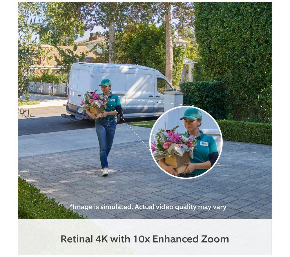 RING Battery Retinal 4K Video Doorbell Pro (Newest Gen) - Deep Silver image number 3 of 5