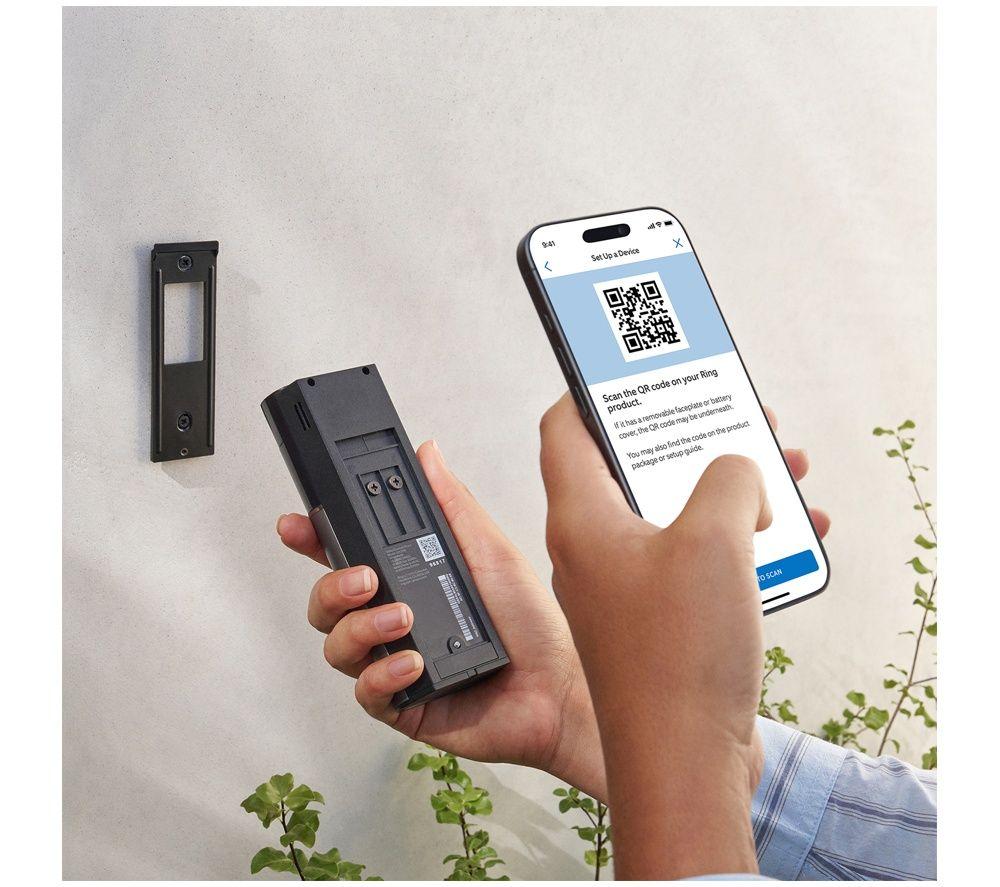 RING Battery Retinal 4K Video Doorbell Pro (Newest Gen) - Deep Silver image number 5 of 5