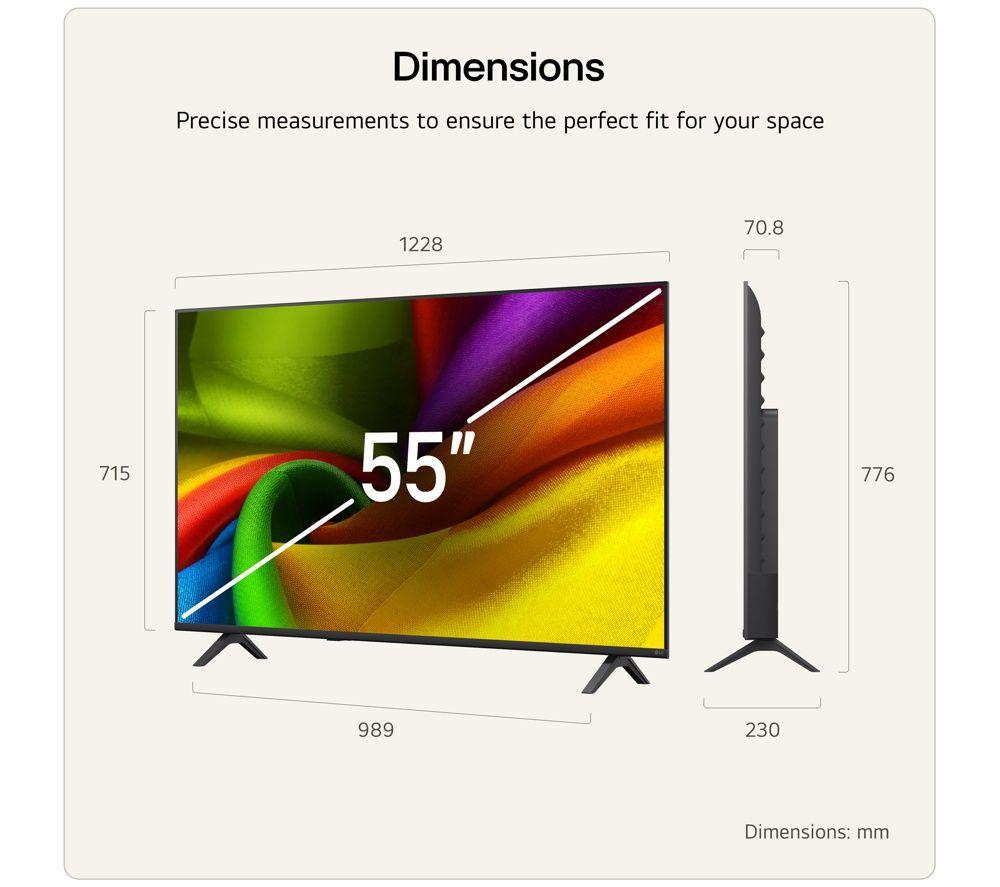 LG NU85 55" LED 4K HDR Smart TV 2026 - 55NU850B6LA image number 4 of 8