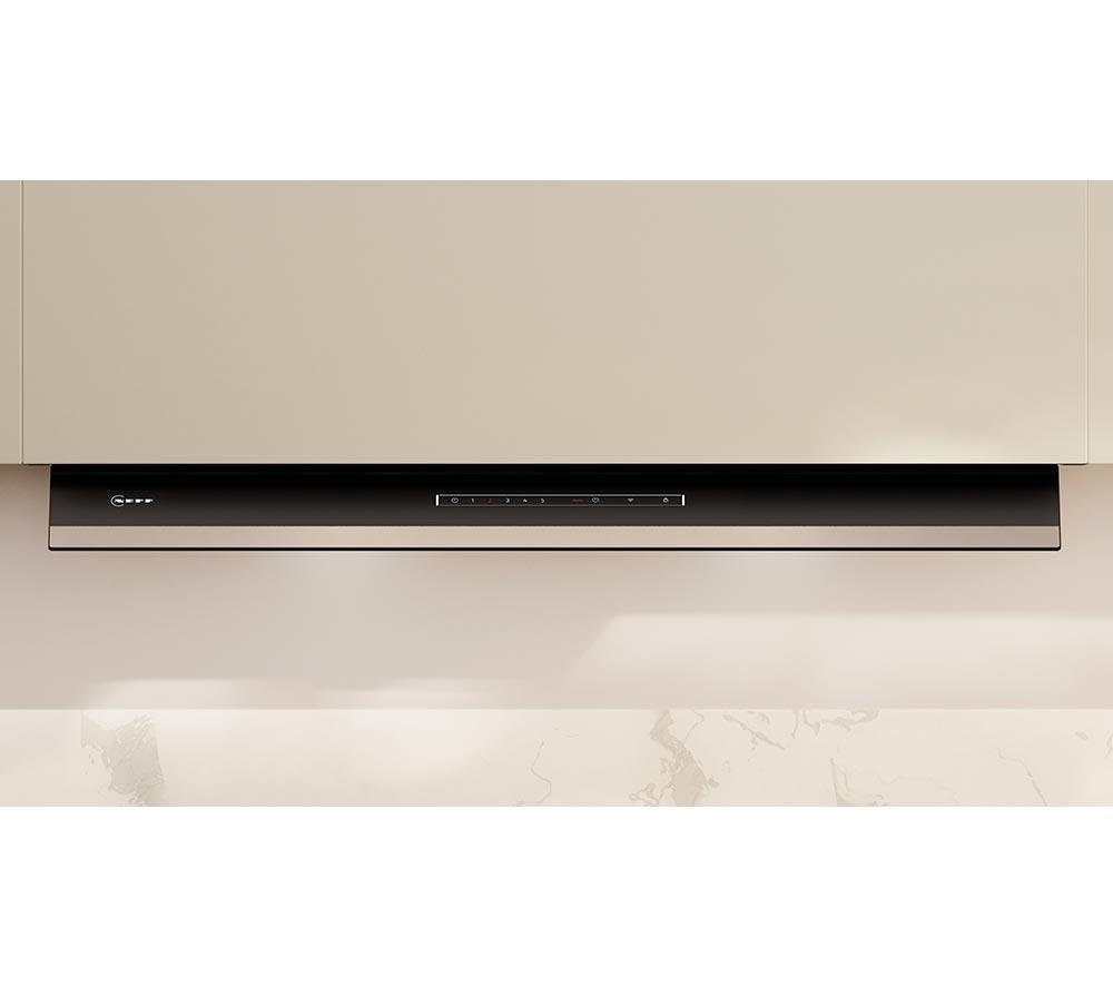 NEFF D98XET2S0B 90 cm Integrated Smart Cooker Hood - Matt Black image number 3 of 19