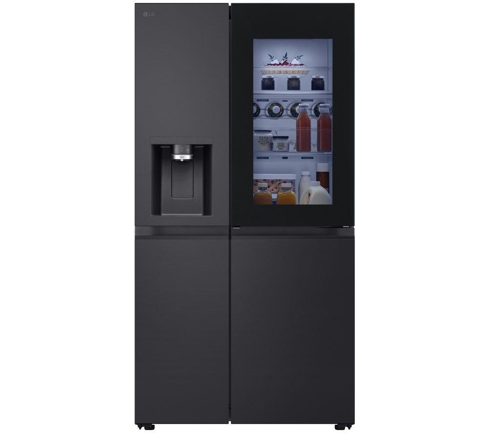 Lg Fit & Max GSXE81EVBE American Style Smart Fridge Freezer - Essence Black Steel