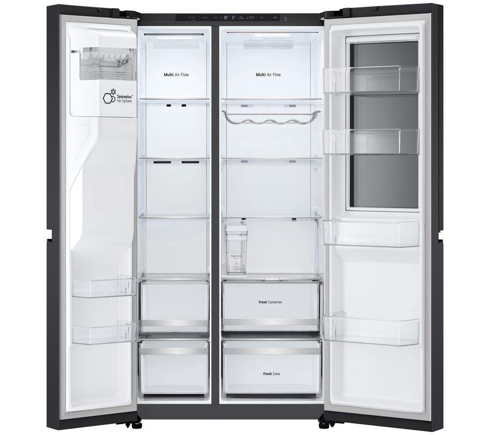 LG Fit & Max GSXE81EVBE American Style Smart Fridge Freezer &ndash; Essence Black Steel image number 5 of 9