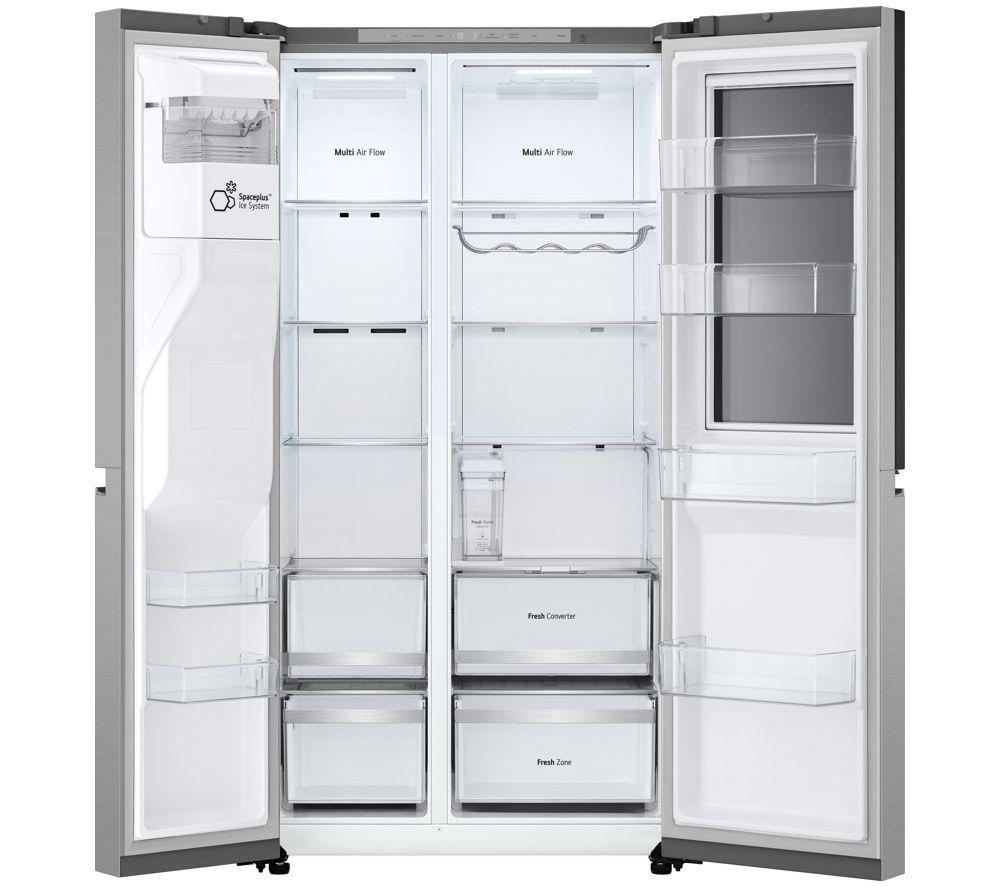 LG Fit & Max GSXE81PYBE American-Style Smart Fridge Freezer &ndash; Prime Silver image number 6 of 12