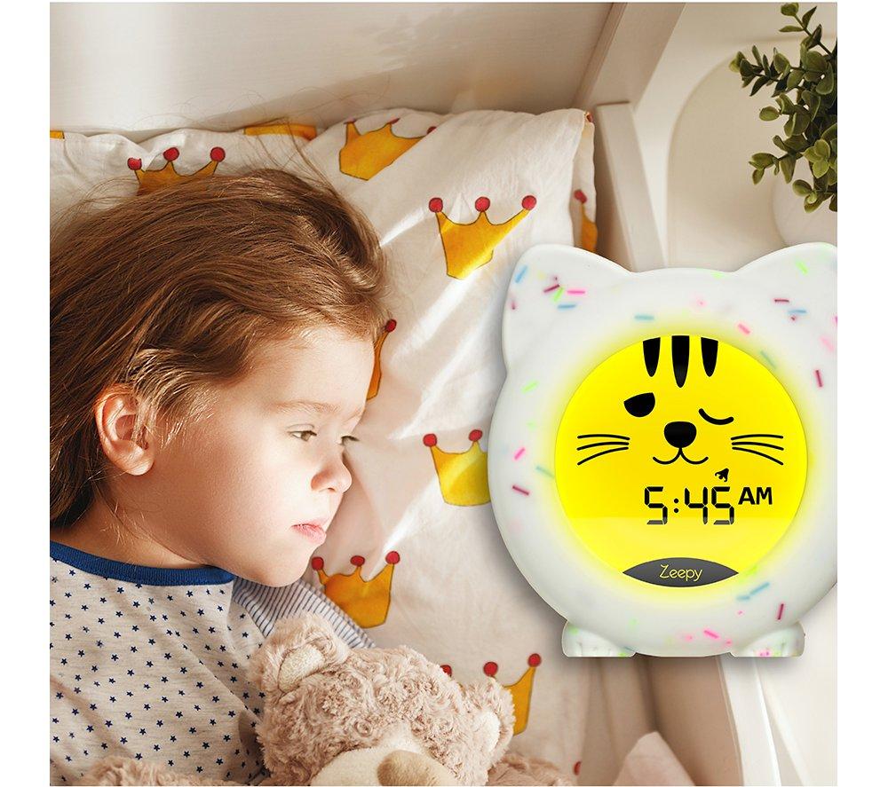 ZEEPY 4-Phase Toddler Sleep Trainer Clock - Kip the Kitty image number 5 of 8