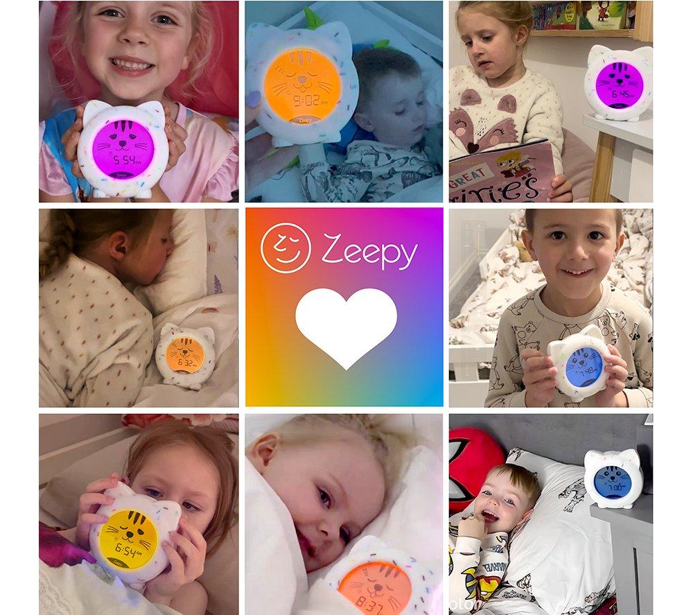 ZEEPY 4-Phase Toddler Sleep Trainer Clock - Kip the Kitty image number 8 of 8