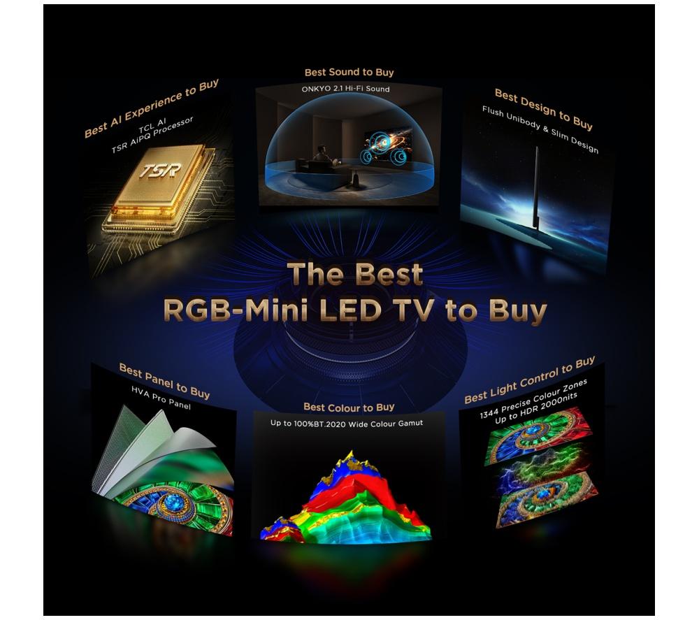 TCL RM7L 65" RGB-Mini LED 4K HDR Smart Google TV - 65RM7L-UK image number 6 of 15