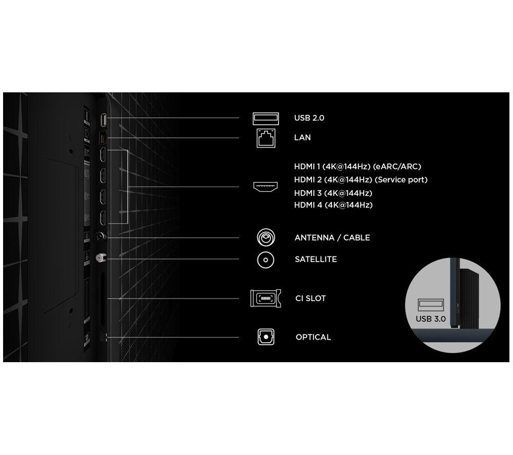 TCL RM9L 85" RGB-Mini LED 4K HDR Smart Google TV - 85RM9L-UK image number 3 of 4