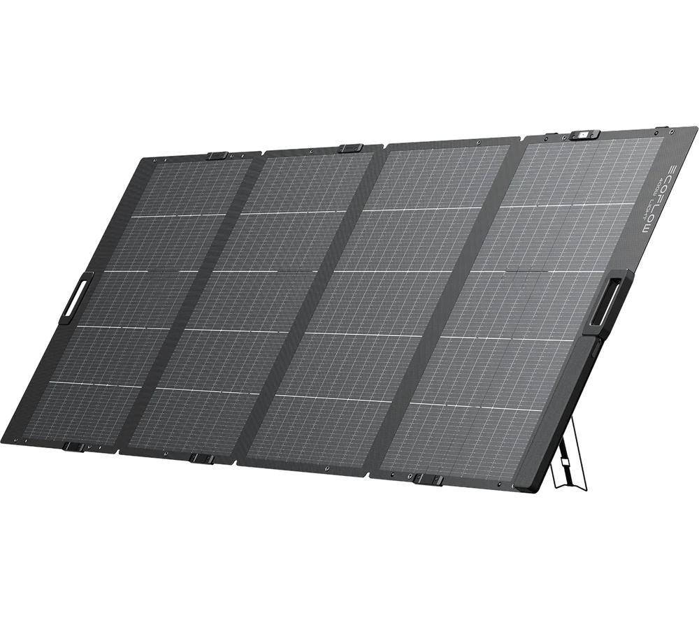 ECOFLOW Lightweight 220 W Portable Solar Panel, Black
