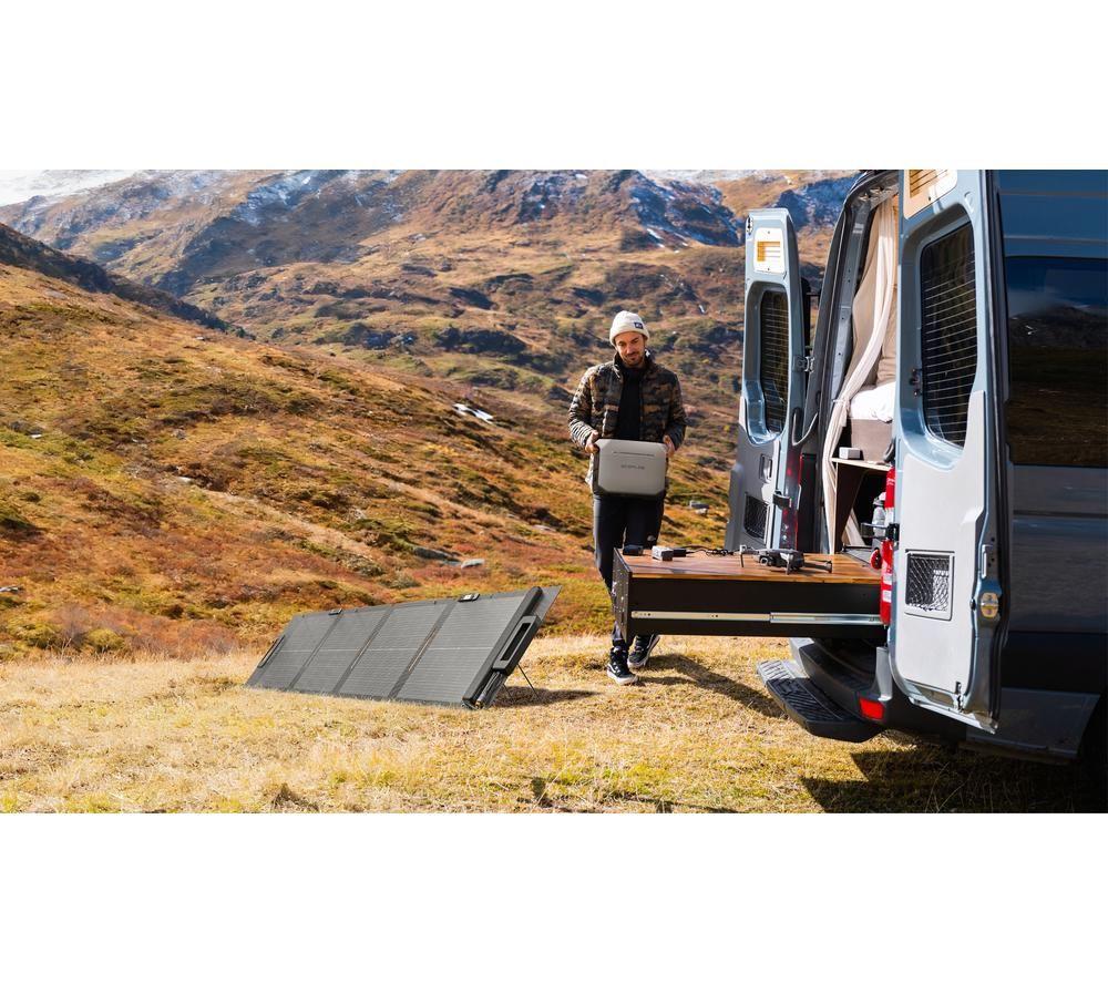 ECOFLOW Lightweight 110W Portable Solar Panel image number 5 of 9