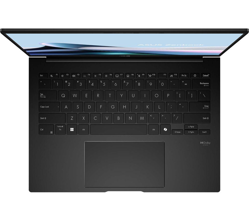 ASUS Zenbook 14 OLED 14" Laptop - AMD Ryzen AI 7, 1 TB SSD, Jade Black image number 3 of 12